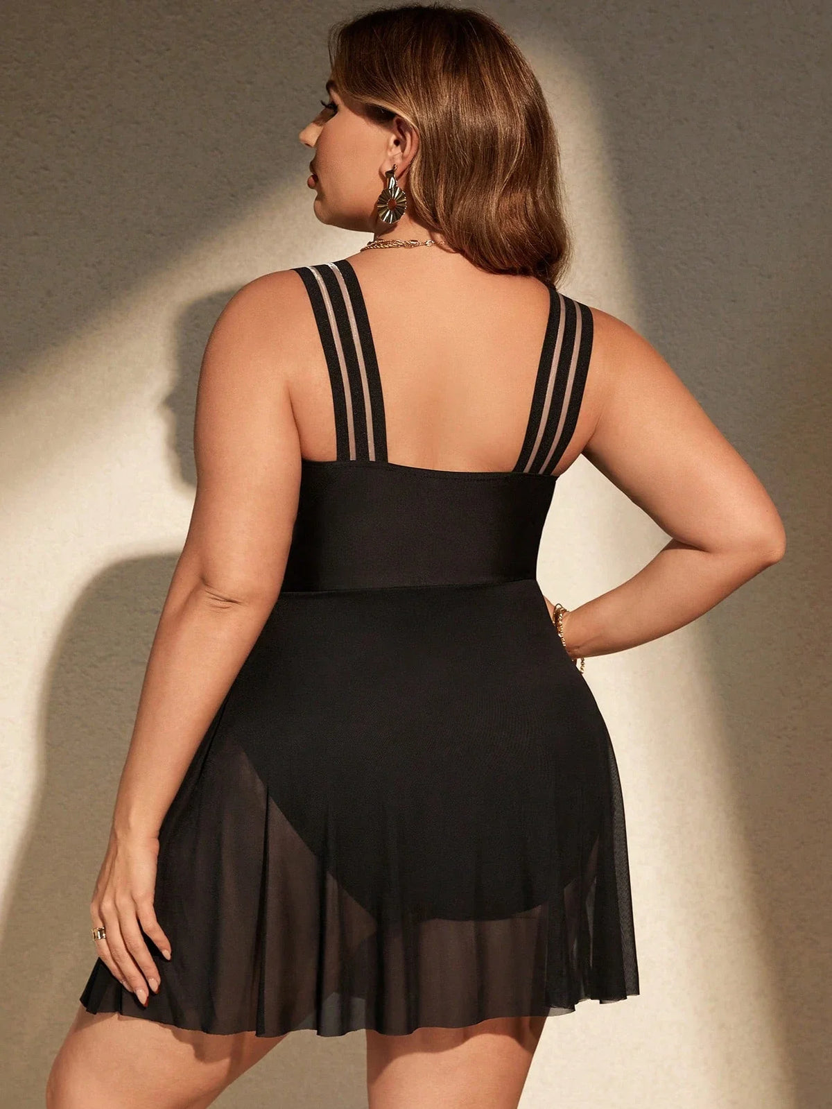 Maiô Vestido Plus Size Simone