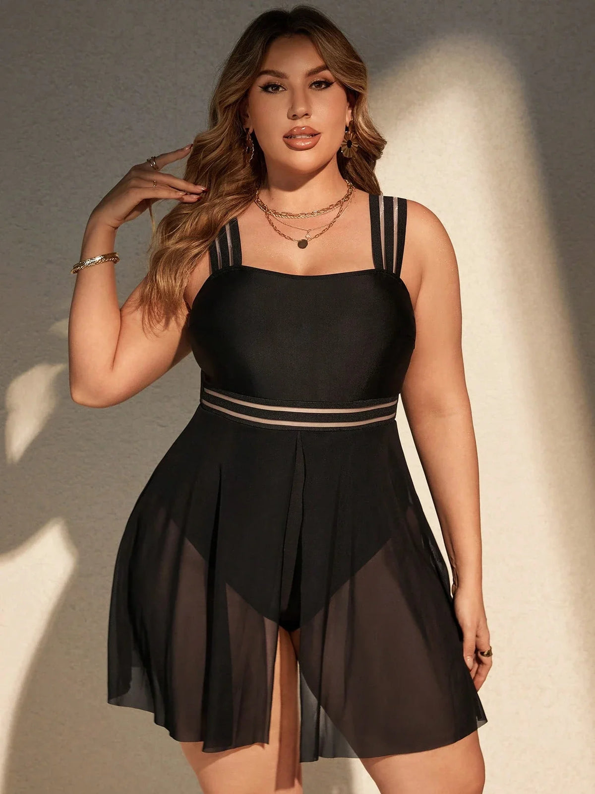 Maiô Vestido Plus Size Simone