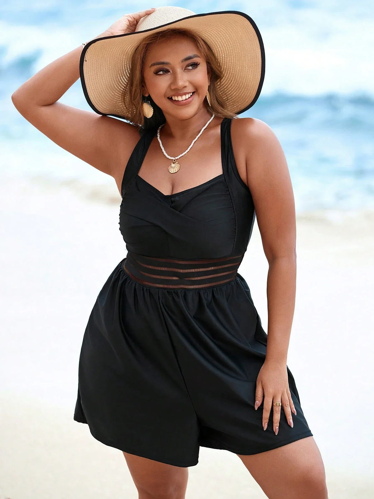 Maiô Elegante Plus Size
