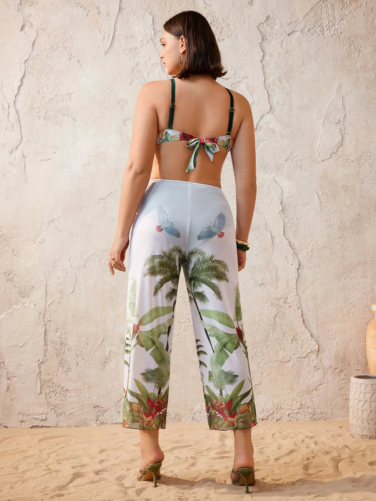 Conjunto Biquíni 3 Peças Plus Size Tóvia