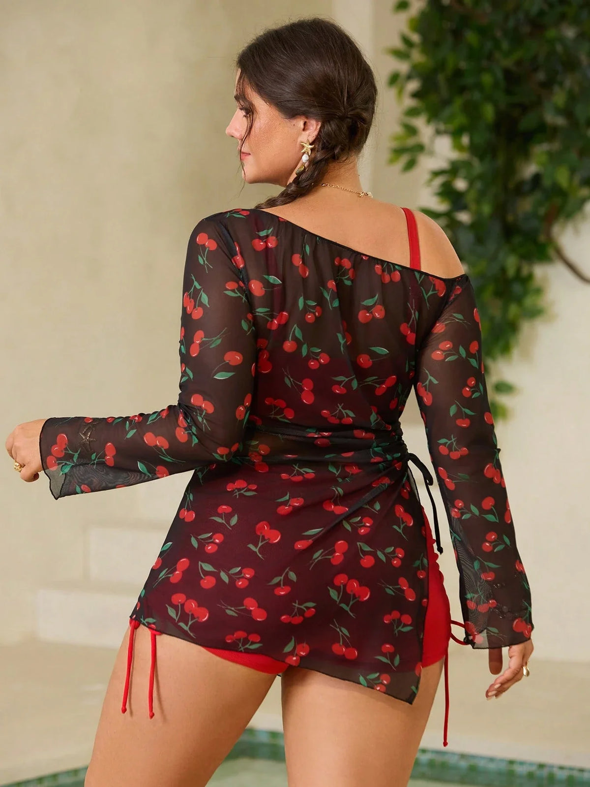 Conjunto Biquíni 3 Peças Plus Size Dalani