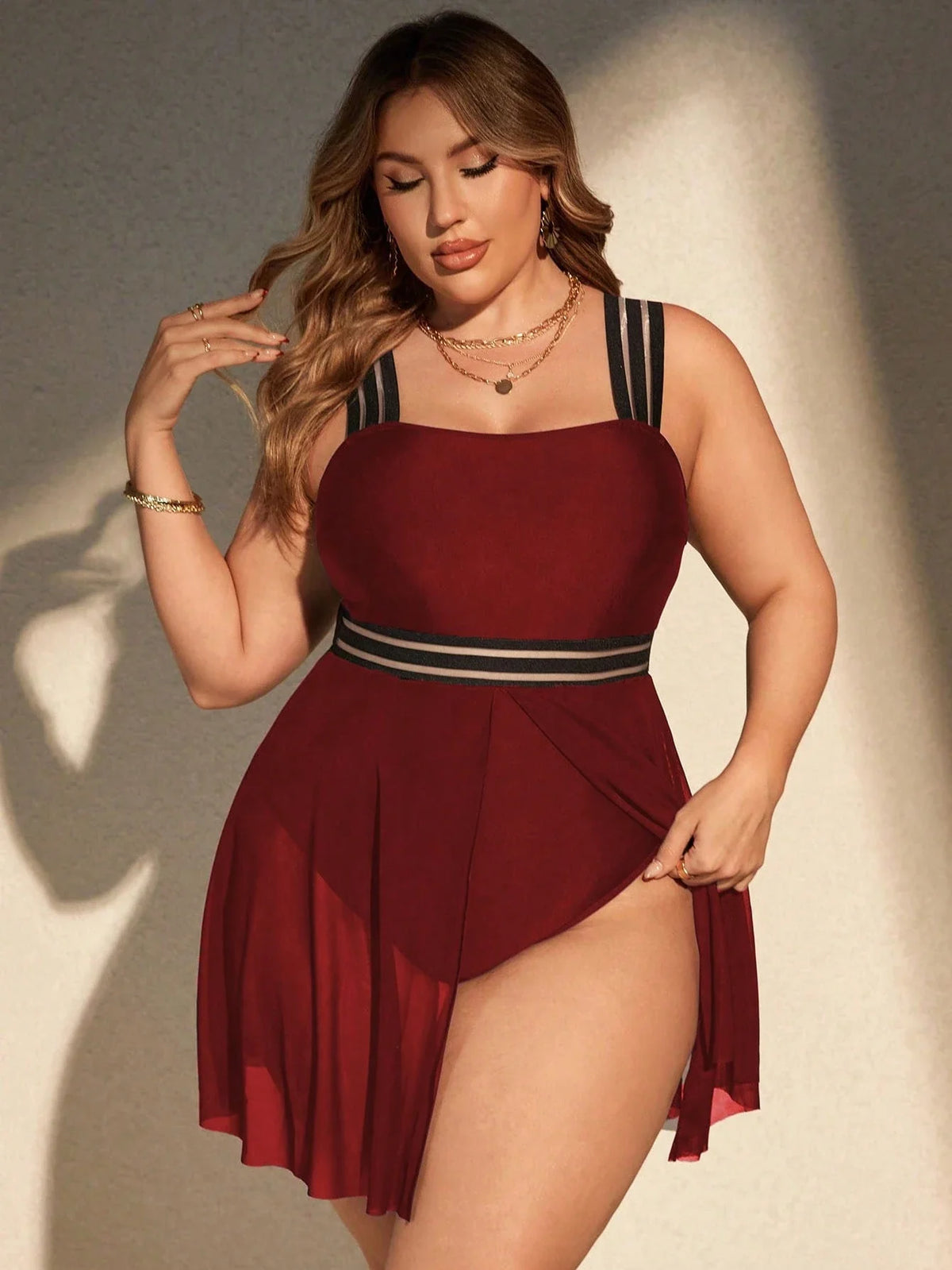 Maiô Vestido Plus Size Simone