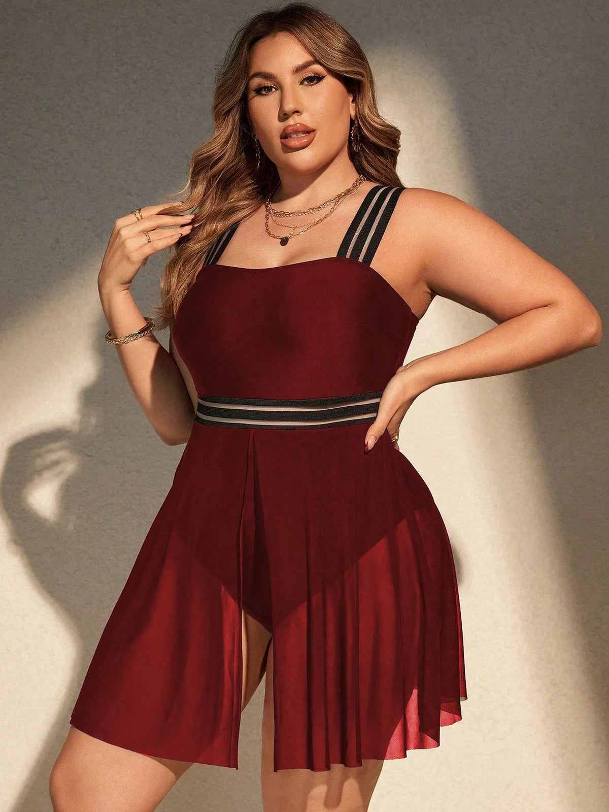 Maiô Vestido Plus Size Simone