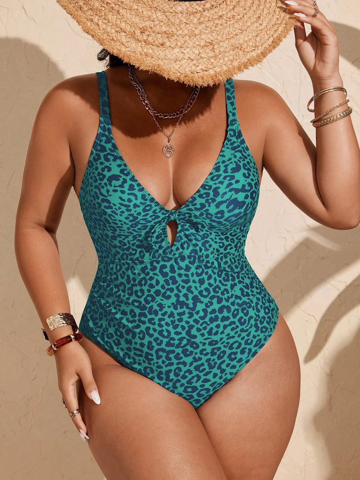 Maiô Leopardo Plus Size