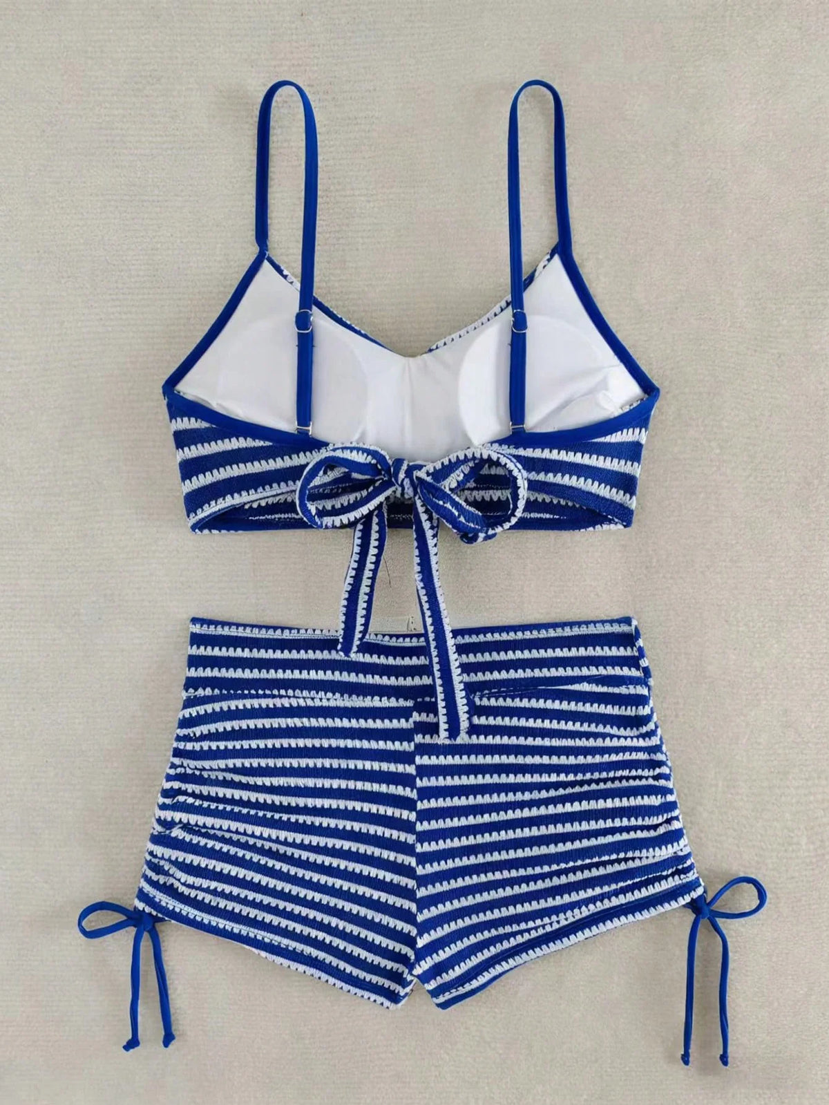 Conjunto Biquíni Shorts 2 Peças Texturizado Alice