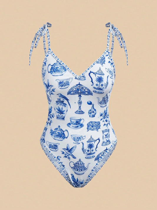 Maiô Minimalista Tropical Francesca